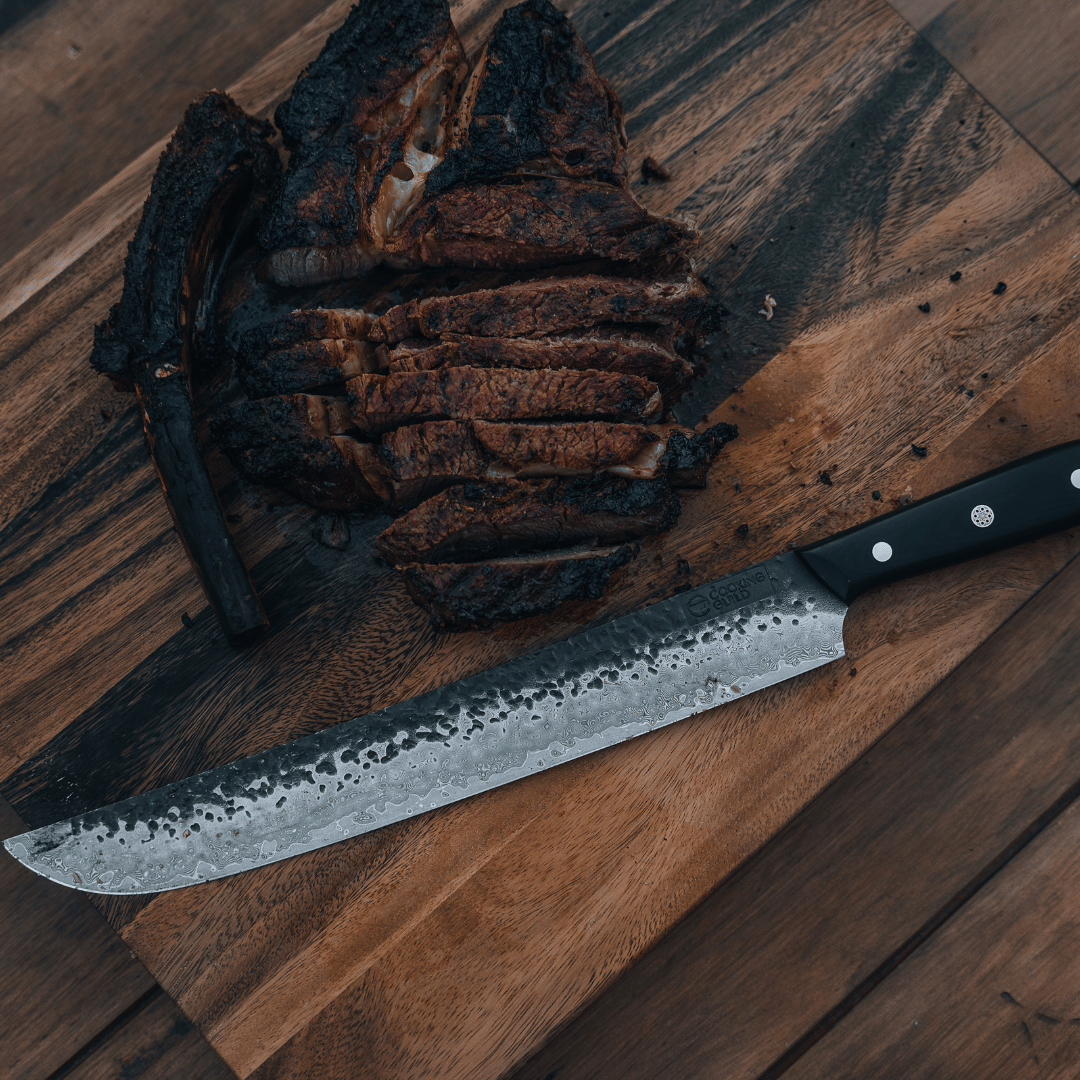 Onyx II Damascus Steel 12" Slicer - TheCookingGuild