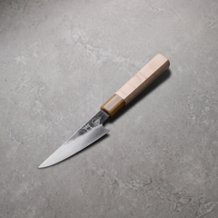 Torii 5" Utility Knife — hand-forged 7Cr17MoV steel, octagonal maple wa-handle