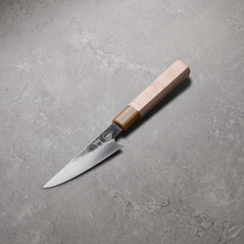 Torii 5" Utility Knife — hand-forged 7Cr17MoV steel, octagonal maple wa-handle
