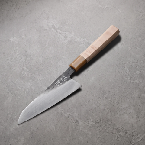 Torii 7" Chef Knife — hand-forged 7Cr17MoV steel, octagonal maple wa-handle