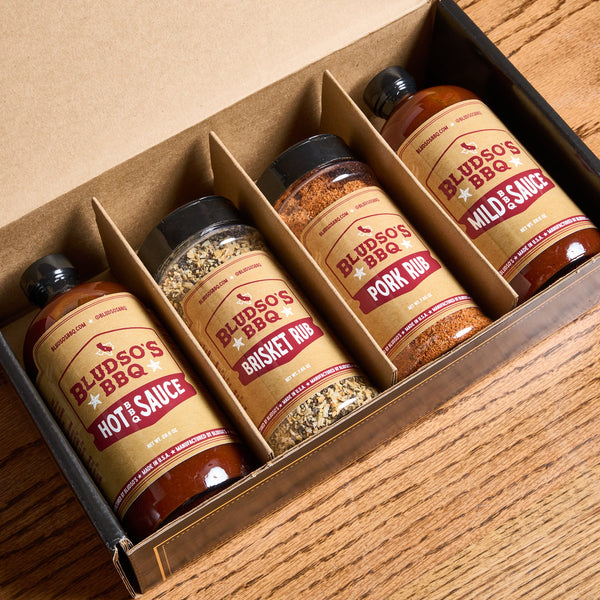 Bludso's Barbeque Sauce & Rub Gift Set - 4 Pack - TheCookingGuild