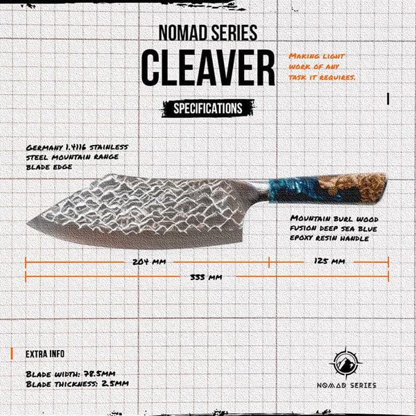 Nomad Series Cleaver - TheCookingGuild