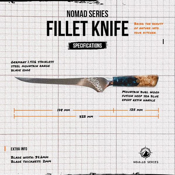Nomad Series Fillet Knife - TheCookingGuild