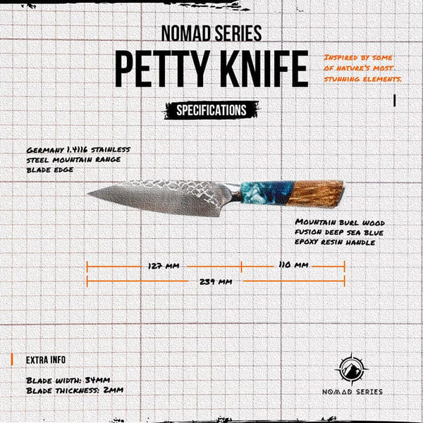 Nomad Series Petty Knife - TheCookingGuild